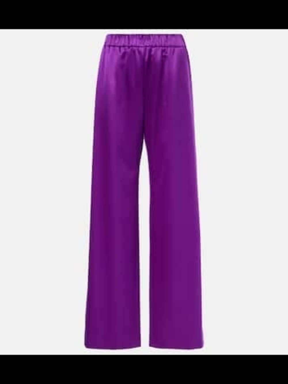 Ashley Stewart - Wide-Leg Satin Pants in Purple